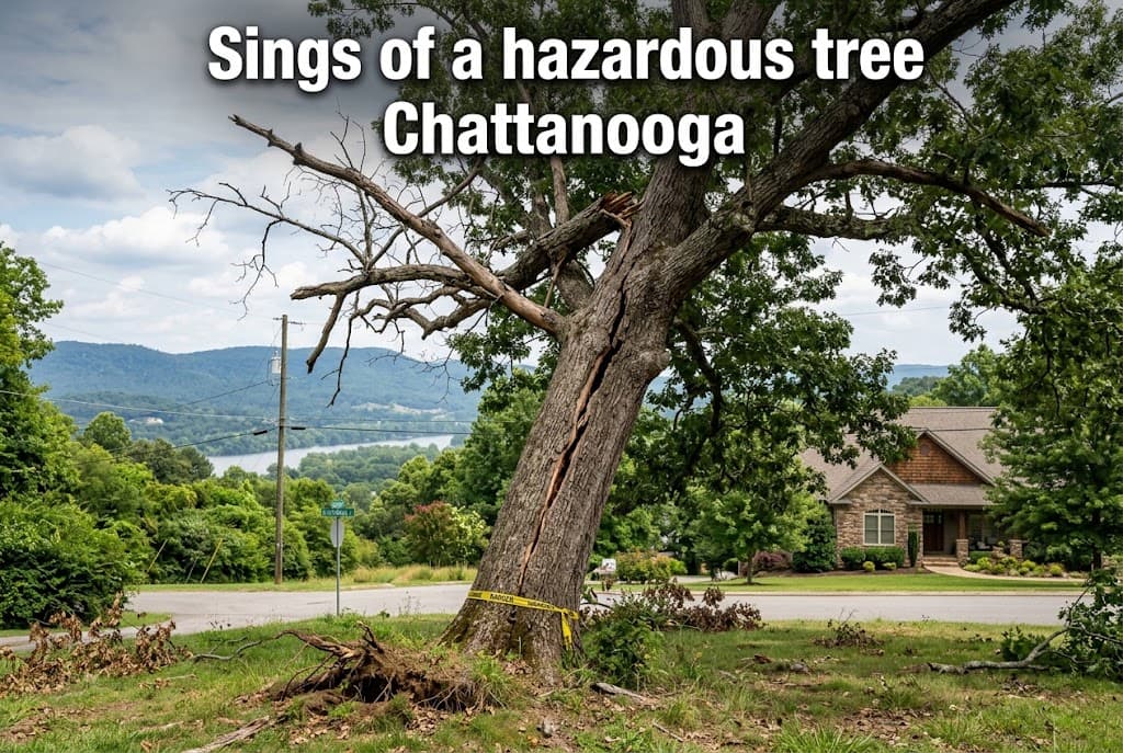 signs of a hazardous tree Chattanooga