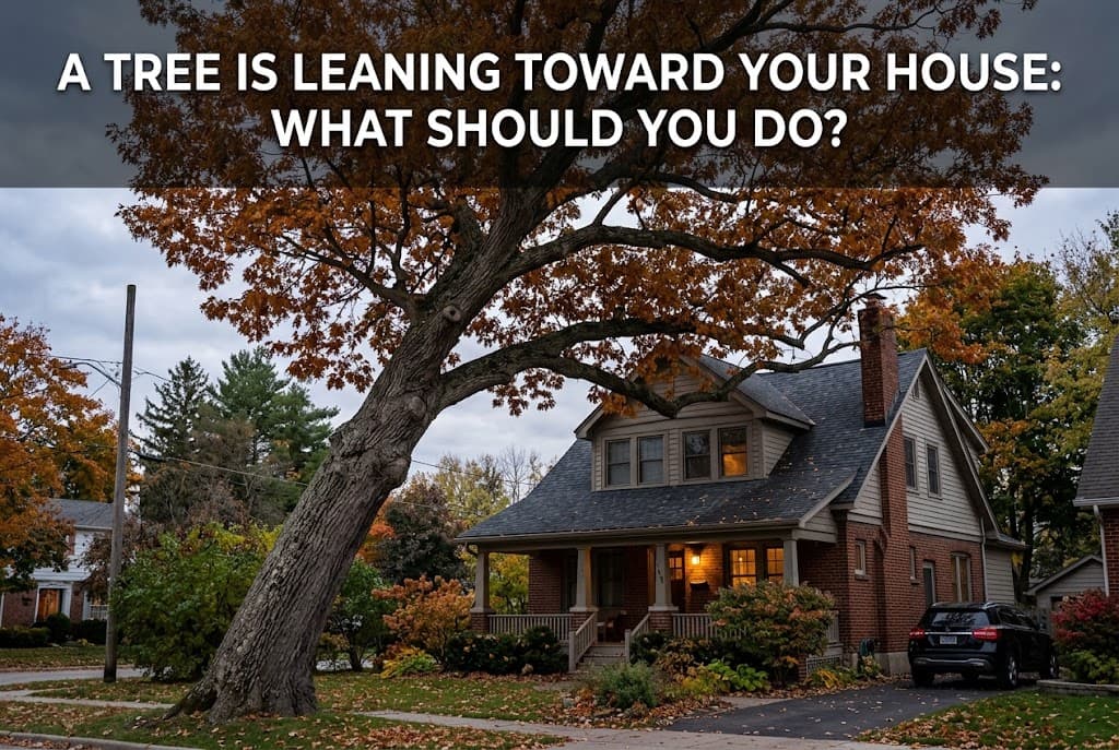 A Tree Is Leaning Toward Your House: What Should You Do?