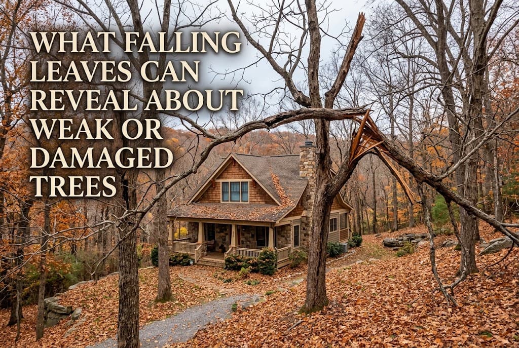 What Falling Leaves Can Reveal About Weak or Damaged Trees
