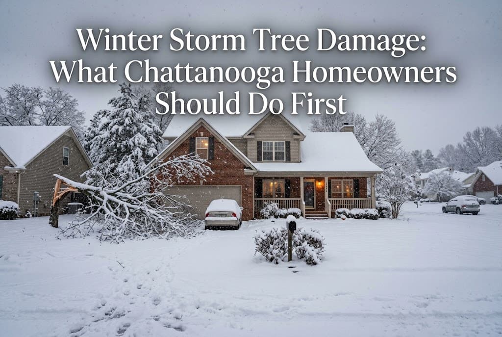 Winter Storm Tree Damage