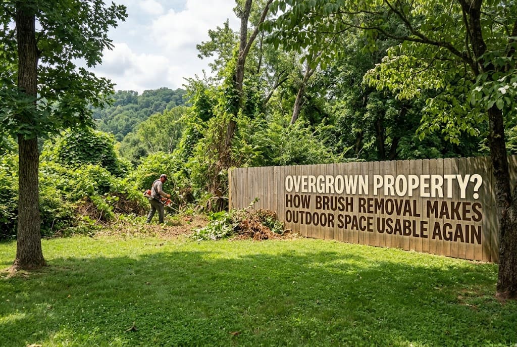 Overgrown Property How Brush Removal Makes Outdoor Space Usable Again