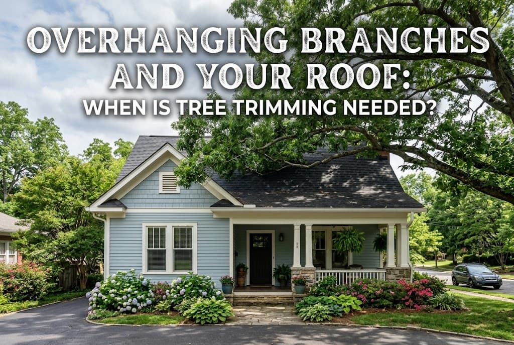 Overhanging Branches and Your Roof When Is Tree Trimming Needed